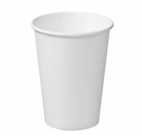12oz PLA White single wall coffee cup (1000pcs/ctn)