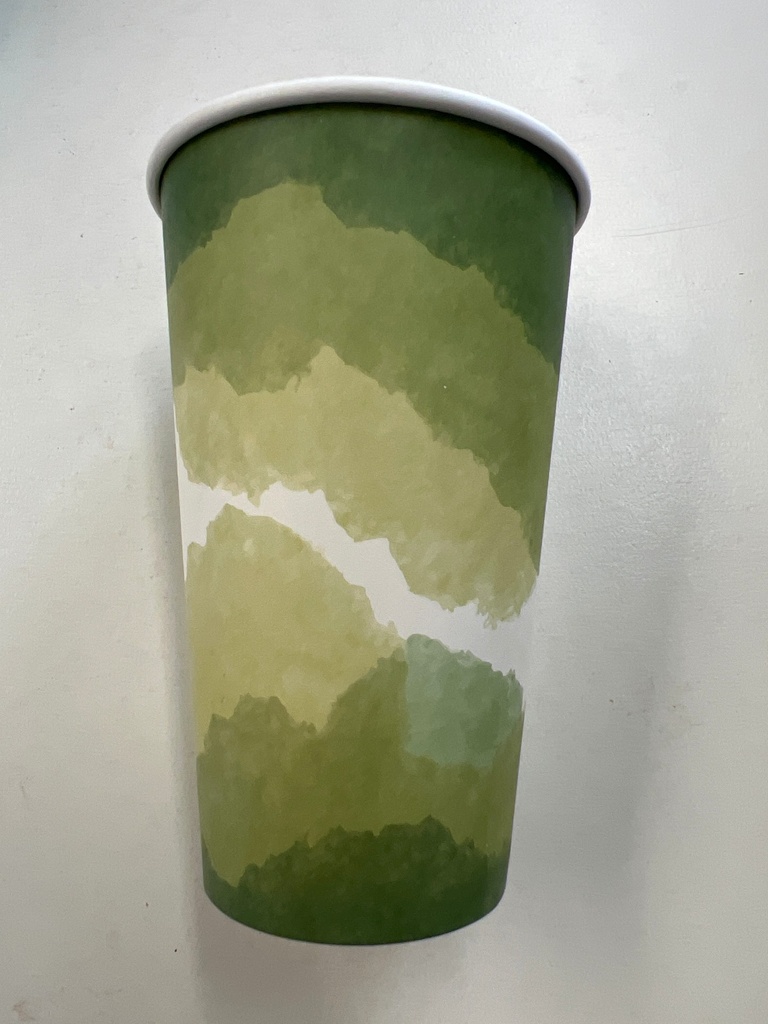 16oz Art Printed Single wall Coffee Cup (1000pcs/ctn) premium