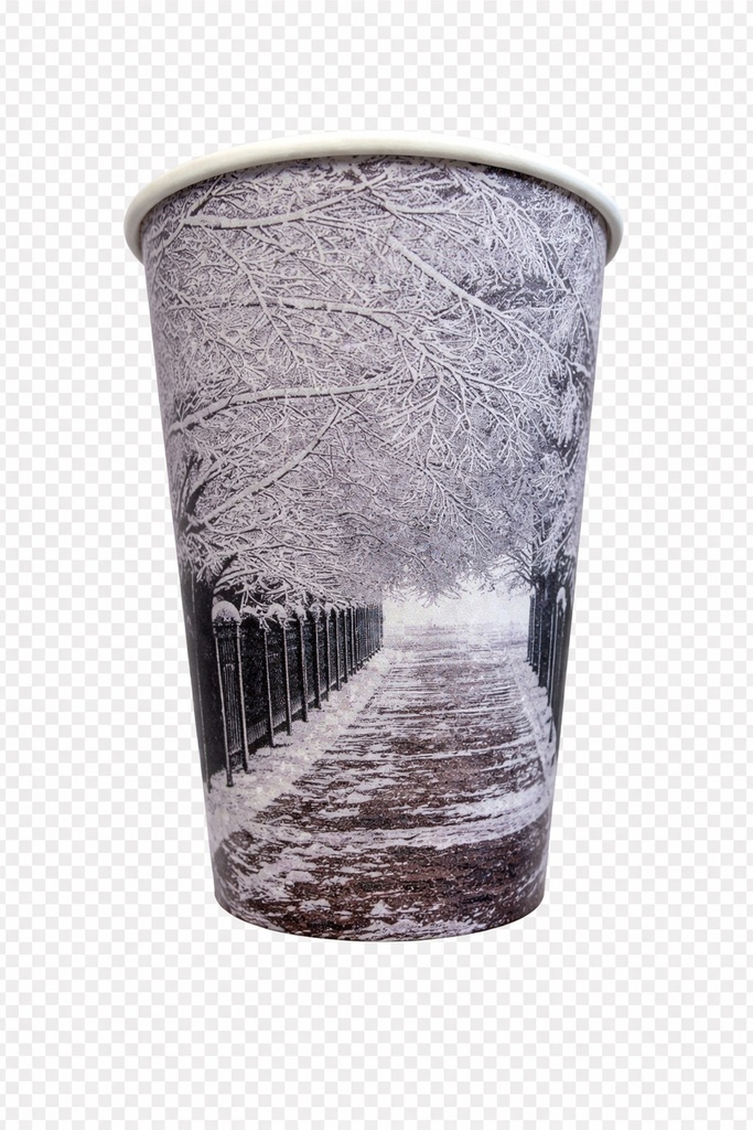 16oz Art Printed single wall Coffee Cup (1000pcs/ctn)