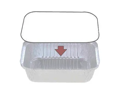 Aluminum Foil Container Lids x 400pcs